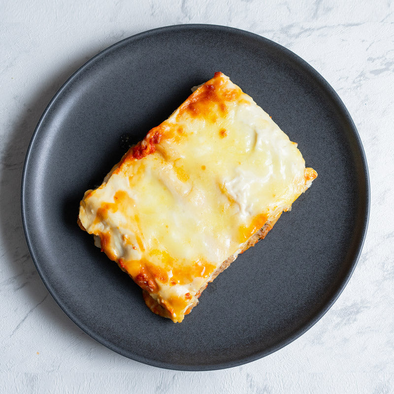 Canelones de pollo trufados