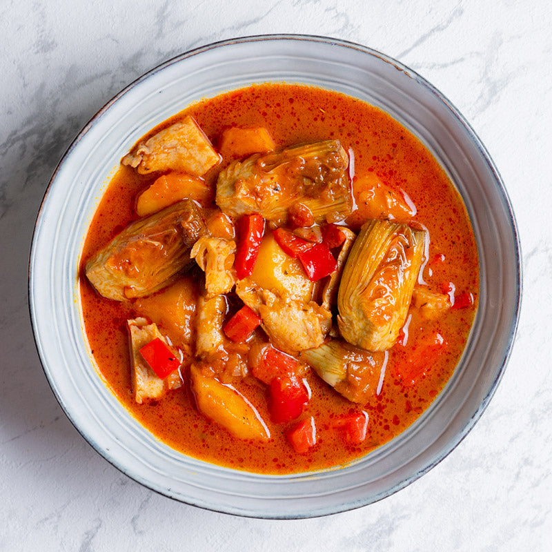Guiso de patata y alcachofa