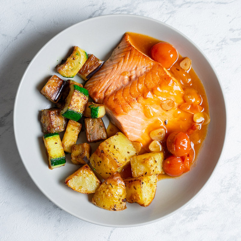 Salmão à Siciliana