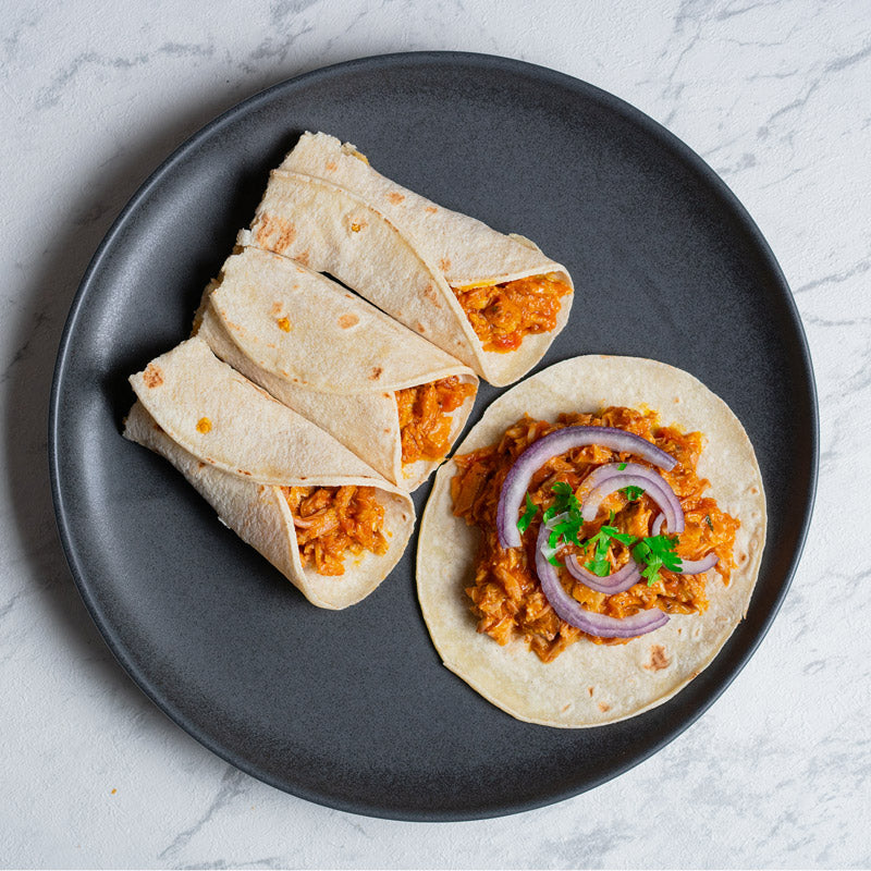 Tacos de cochinita pibil de pollo