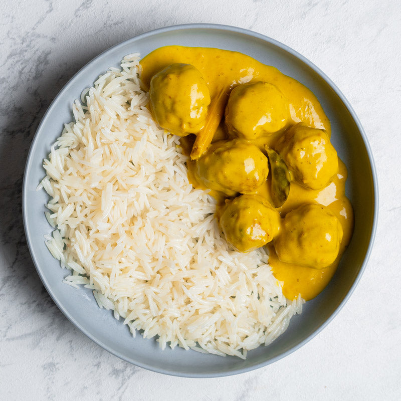 Albóndigas al curry