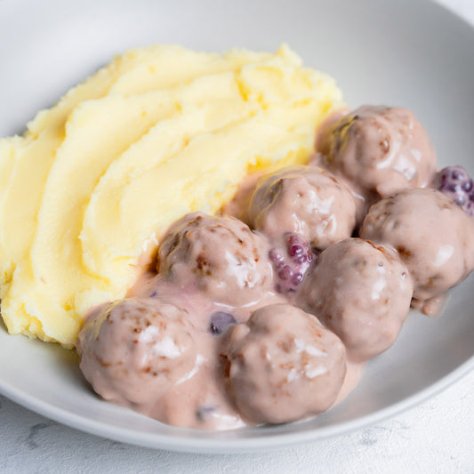 Albóndigas al estilo sueco "Köttbullar"