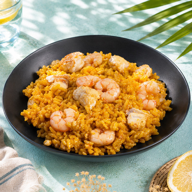 Arroz de atún y gamba