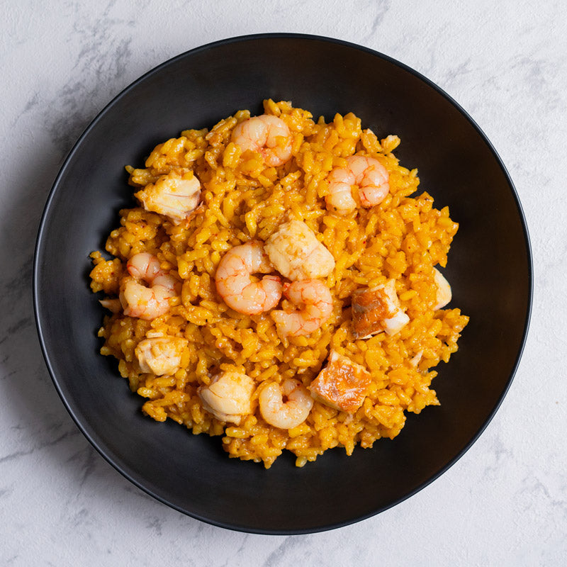 Arroz de rape y gamba