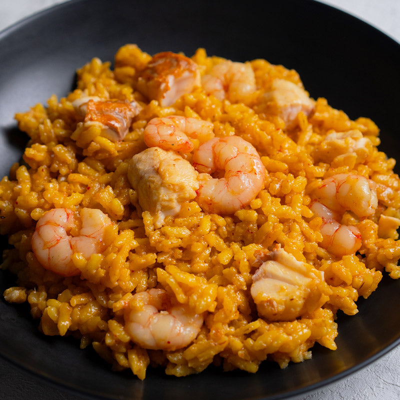 Arroz de rape y gamba