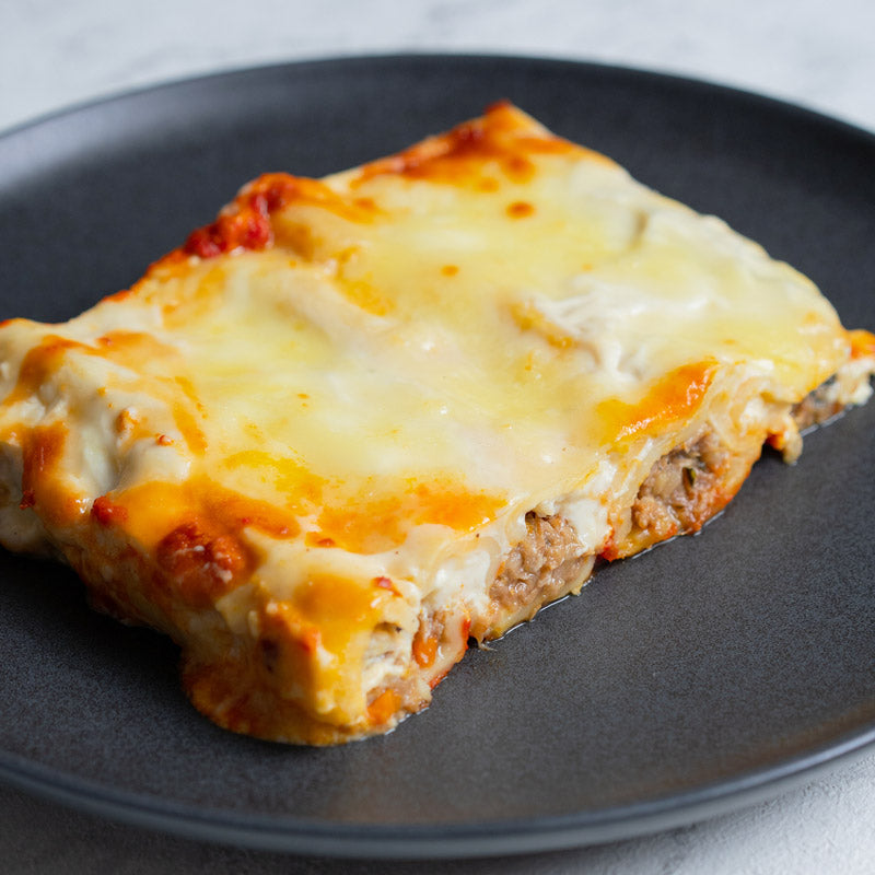 Canelones de pollo trufados