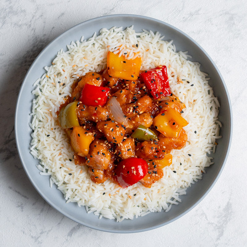 Cerdo en salsa agridulce