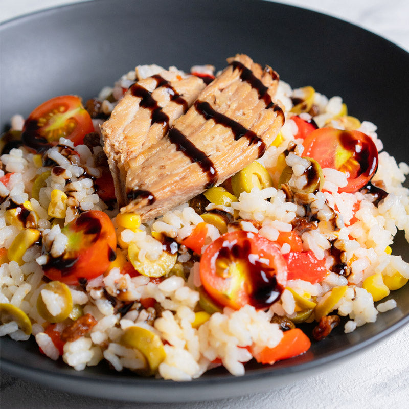 Ensalada de arroz y ventresca