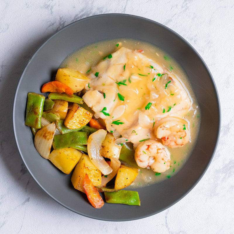 Merluza a la marinera