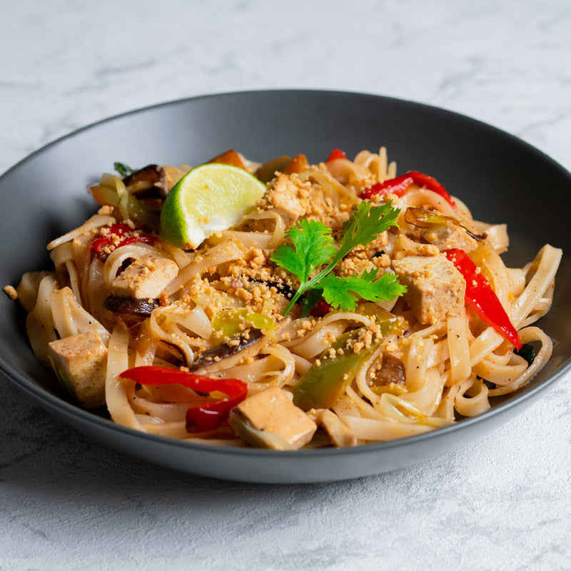 Pad thai de tofu y verduras