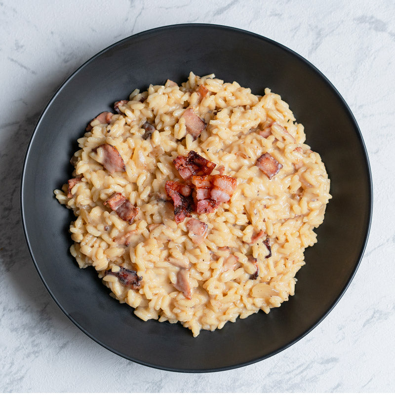 Risotto a la carbonara