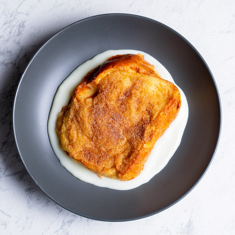 Torrija brioche con crema avainillada