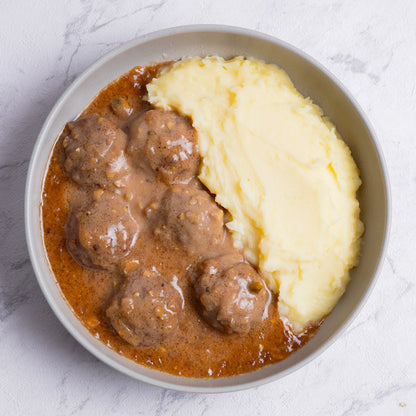 Albóndigas al estilo sueco "Köttbullar"