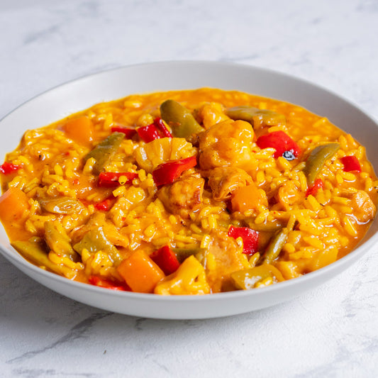 Arroz de verduras y Heura