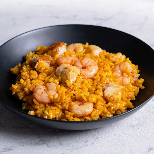 Arroz de rape y gamba