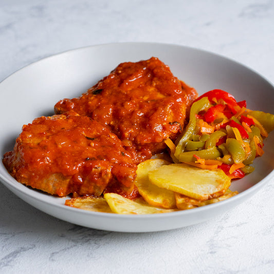 Atún con tomate