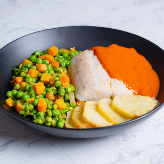 Bacalao en salsa vizcaína