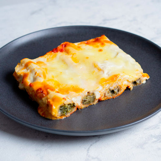 Canelones de espinacas