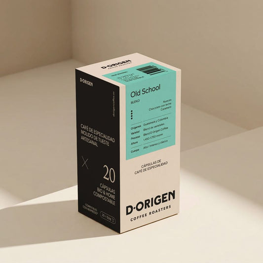Café D·Origen Old School - Cápsulas Blend (20 uds)