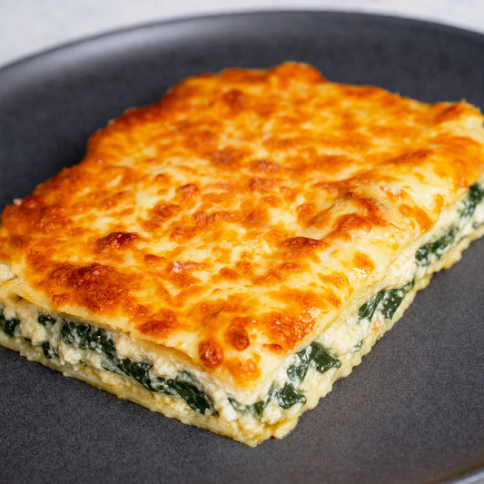 Lasaña de espinacas y ricota