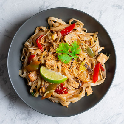 Pad thai de tofu y verduras