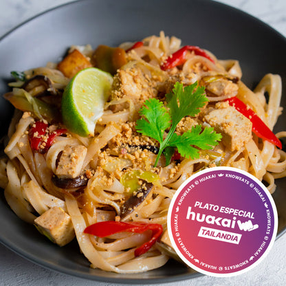 Pad thai de tofu y verduras