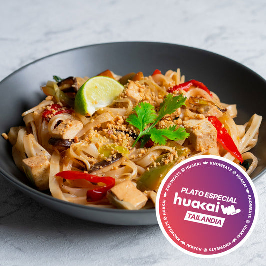 Pad thai de tofu y verduras