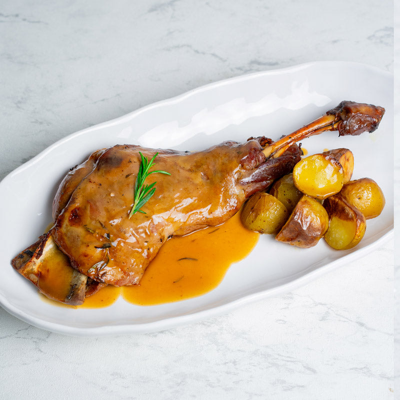 Paletilla de cordero asada