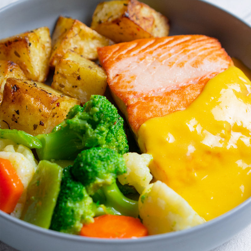 Salmón en salsa cítrica