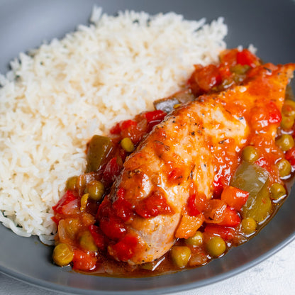 Suprema pollo al chilindrón
