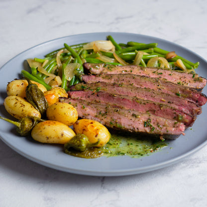 Vacío de ternera con chimichurri